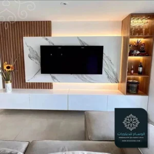 ديكور شاشه بديل الخشب الخبر