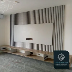 ديكور تلفزيون خشب الدمام