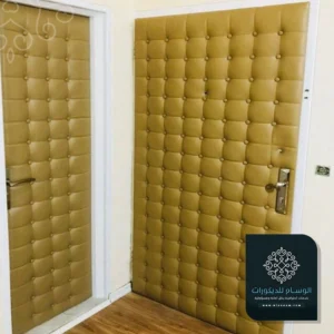 باب خشب عازل للصوت الدمام